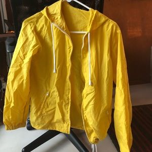 Brandy Melville yellow windbreaker